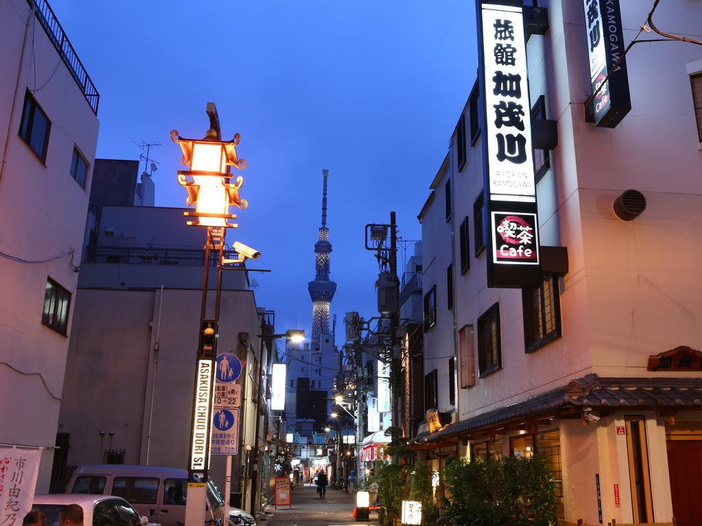 Ryokan Kamogawa Asakusa Tokyo prefektur Exteriör bild